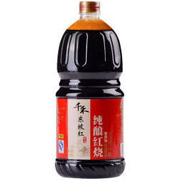 千禾酱油零添加纯酿红烧特级老抽不使用添加剂1.8L 4件69.2元 ... 