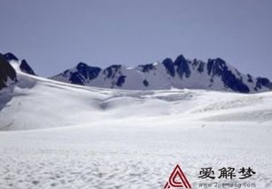 梦见一片雪地