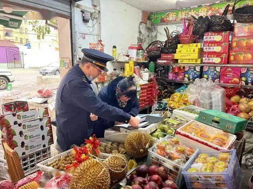 在自家店门口摆摊不可以吗 大厂街道执法大队对一水果店进行了处罚