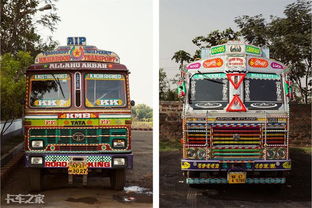 印度卡车看上去很风骚 这就是他们自己的卡车文化