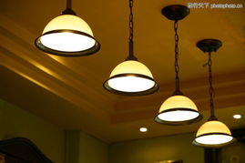 餐饮空间0055 餐饮空间图 建筑室内空间图库 吊灯 灯饰 灯光 