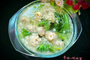 小白菜汆丸子(小白菜汆丸子怎么做好吃)