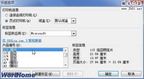 如何在Word2010文档中设置标签选项 图文教程 