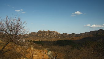 风景大山落日黄昏