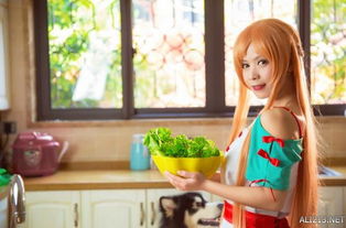 妹纸,放开那根胡萝卜 刀剑神域 人妻asuna COS 