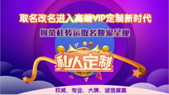 宝宝取名成人改名正式进入VIP定制化时代