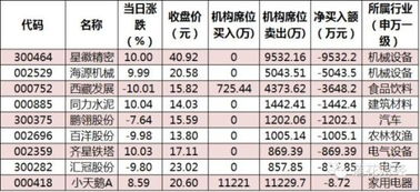 连续两日机构专用买入是什么意思