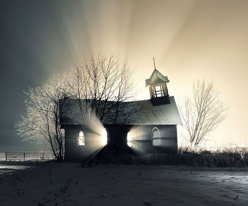 雪地中被遗弃的教堂 彷如奇幻世界 地球上被遗弃的空灵之境套图 第31张 