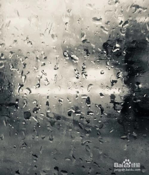 手机怎么拍到下雨雨滴 