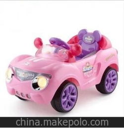 智乐堡新款可爱宝宝儿童电动车小孩玩具车四轮遥控汽车673R