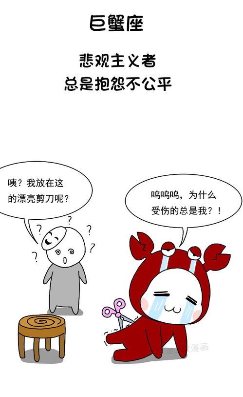 J叔漫画 十二个星座,哪个星座最容易悲剧 