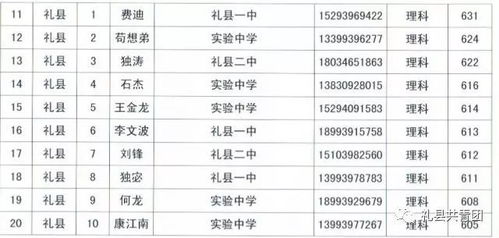 礼县这70名学子共获9.6万奖学金 快看都是谁 