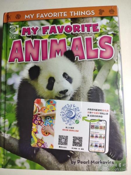 My Favorite 全8册 精装儿童绘本知识阅读 我最喜欢的 动物 颜色 游戏 地方 衣服 美食 宠物 玩具 共8本 英文版 内有图书配套指读 跟读和中文翻译