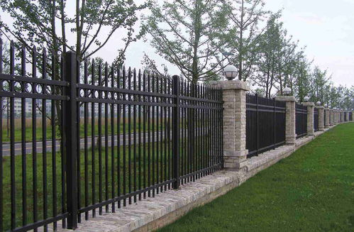 五指山住宅区围栏 小区门口栅栏 方钢焊接围墙栏杆 