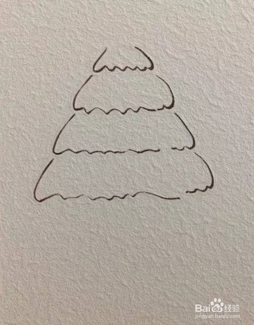 圣诞树怎么画备忘录,怎样用两张纸做棵圣诞树