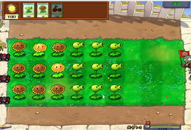 植物大战僵尸图片,植物大战僵尸：一场视觉与策略的双重挑战-第2张图片-捷梯游戏网