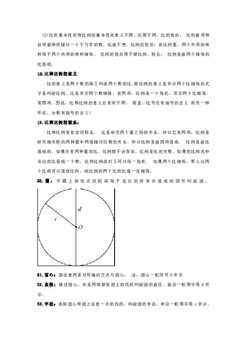 小学有关数的知识点归纳