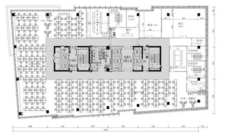 办公室布置方案示意图模板