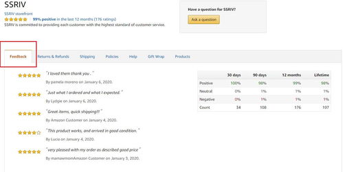 亚马逊feedback和review的区别是什么 feedback你是否有关注过呢