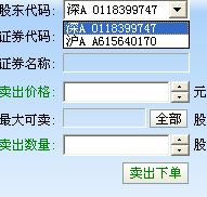 民生证券委托 卖出时要求选择股东代码是什么？
