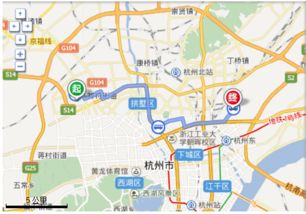 三墩镇到杭州江干职业高级中学怎么坐公交 
