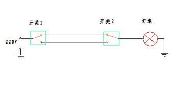 请问一个灯,多控的接法 