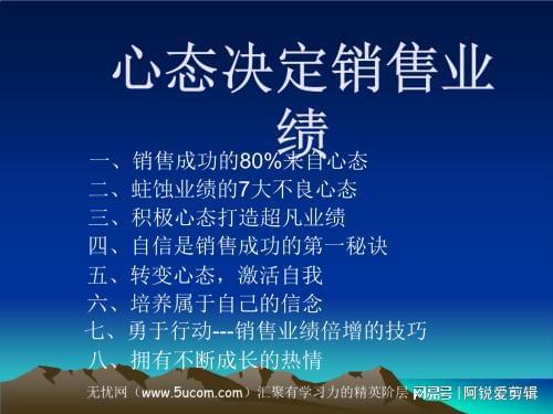 销售励志小故事 简短感人  销售小组会主题以及内容？