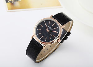 包邮真皮表带优雅气质手表 大气简约商务时装手表男士女士手表BL035