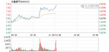 长春燃气600333涨幅是否依然强劲？
