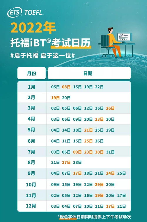 2022年托福考试日期公布 新考位怎么抢