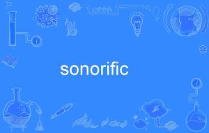 sonorific