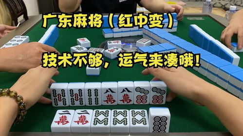 广东麻将 红中变 技术不够,运气来凑哦 