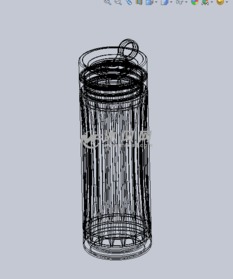 塑料水瓶样式1设计模型 工业设计