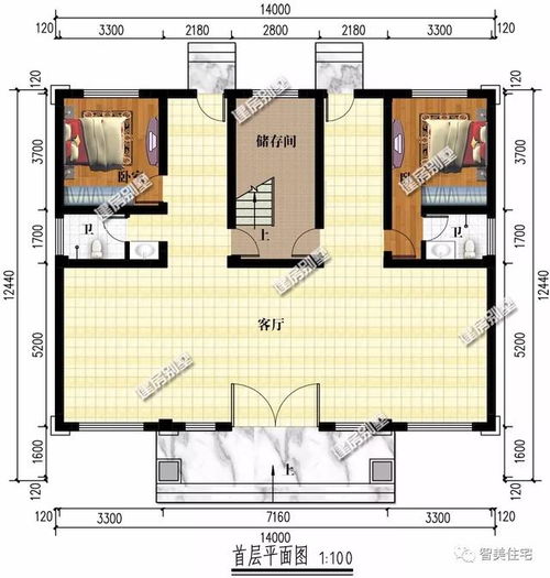 四栋宽14 15米间的双拼别墅,或简单或豪华,小宅基地可建