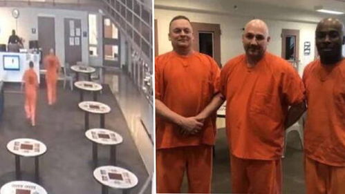 美国三名囚犯拯救牢房外心脏病发作的狱警