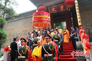 千年国宝佛顶真骨舍利供奉在南京栖霞寺 