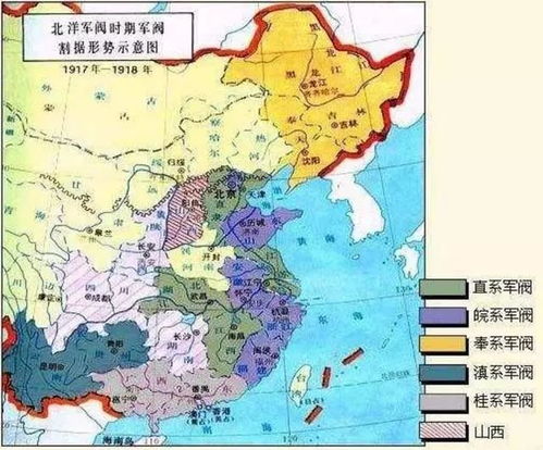 北洋军阀割据图,河南周边各省均被军阀占据,为何无人占据河南