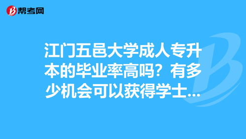 江门五邑大学自考,2023五邑大学成人本科报名时间？(图1)