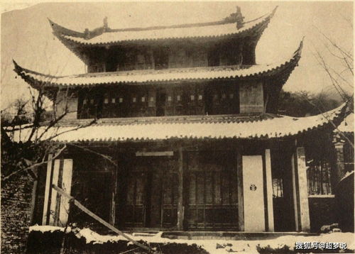 100年前的江苏句容茅山寺庙建筑 图组