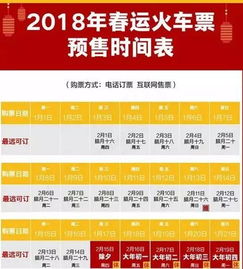 2018年春运抢票攻略来了 附春运火车票预售时间表 快收藏 