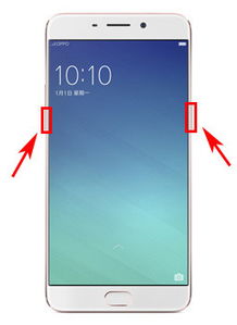 OPPO R9 plus如何截屏