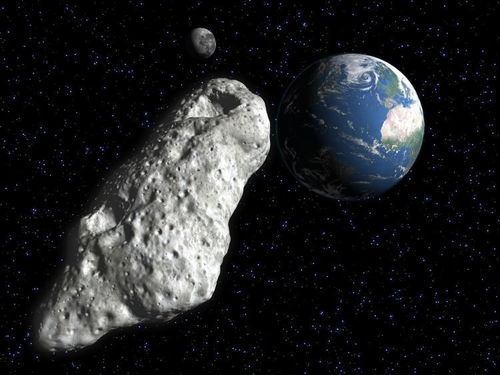 小行星飞向地球
