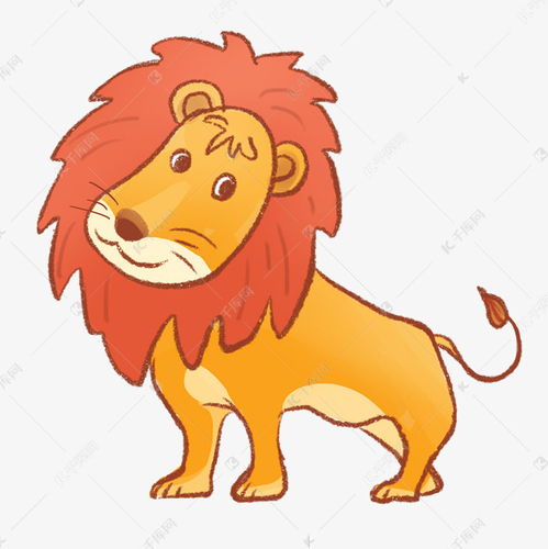 卡通狮子动物素材图片免费下载 千库网 
