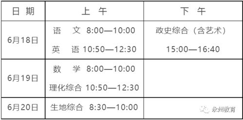 重磅 2023年永州市中考政策来了