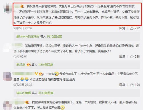 结婚不生孩子 上热搜,网友评论 生孩子是女人权利,不是义务