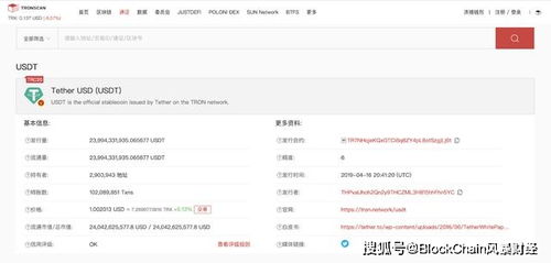 区块链浏览器查询,trc20usdt地址查询余额