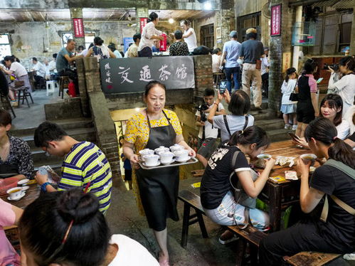 重庆交通茶馆 一位画家眼中的人间万象