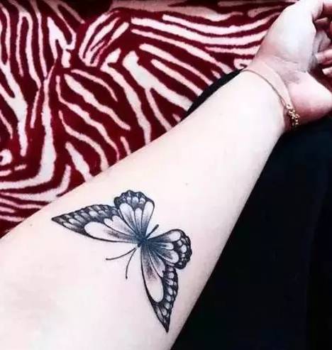 美丽的蝴蝶纹身图案 爱纹身的女孩子必看 