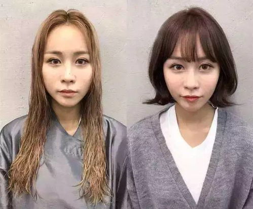 这些女生换发型前后的对比照, 选对了发型轻松逆袭成女神
