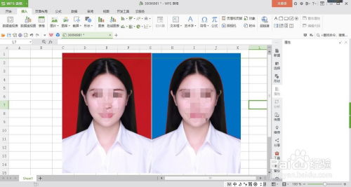 Excel怎么更改证件照背景色 